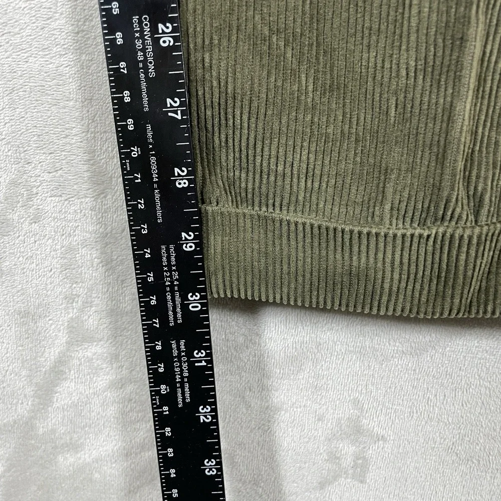 Vtg Y2K Double Pleated Corduroy Pants Mens 33x30 (fit 34x30) Baggy Old Navy 90s